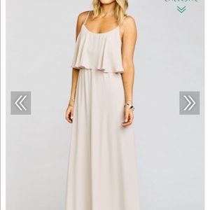 Beige Show Me Your MuMu Dress